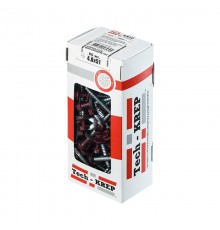 Саморез КР св. 4,8х51 RAL-3005 (винно-красный) (60 шт) - коробка ( 0,45 кг)  125553  Tech-KREP