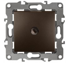 Розетка TV 12-3102-13 проходная,  бронза  Б0027438  ЭРА