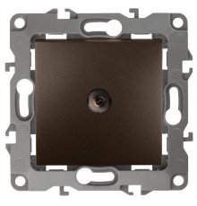 Розетка TV 12-3102-13 проходная,  бронза  Б0027438  ЭРА