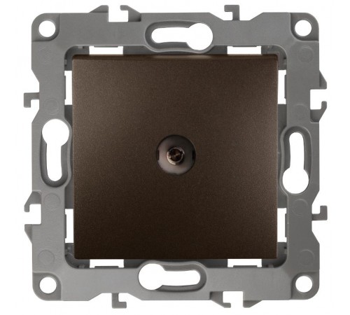 Розетка TV 12-3102-13 проходная,  бронза  Б0027438  ЭРА