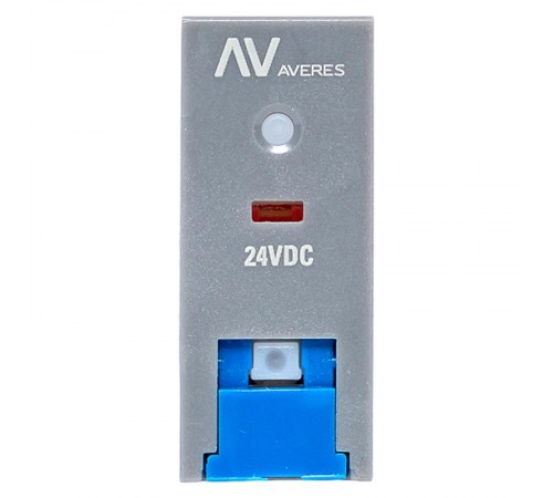 Реле промежуточное с кнопкой и мех. Индикацией RPAt 22/2 8A 24В DC  rpat-22-2-24DC   EKF