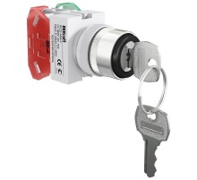 Перекл. на 3 пол. прав. без фикс. I-O-II с ключ. 2НО  25143DEK  DEKraft