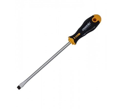 Отвертка Ergonic плоская шлицевая 10,0X1,6X200  40010710  Felo