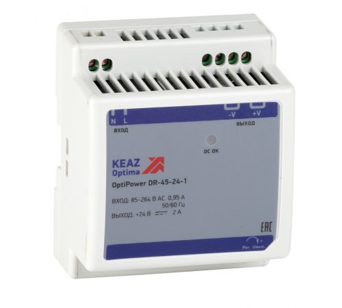 Блок питания OptiPower DR-45-24-1 284545  КЭАЗ