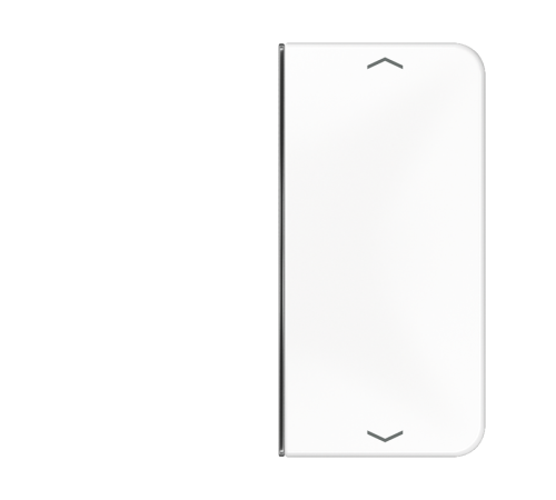 клавиша с символом для 2-клавишного пульта KNX, белая, для серии CD  CD402TSAPWW  Jung