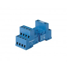 Розетка с винтовыми клеммами (с зажимной клетью) для реле 55.32, таймера 85.02; в комплекте металлическая клипса 094.51;  9462SMA  Finder