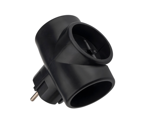 Разветвитель  FAP-3-bk тройник, черный  .5053366  ФАZА