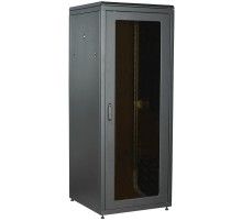 LINEA N 38U 800х800мм стекл. пер. дв. задн. металл. чер.  LN05-38U88-GM  ITK