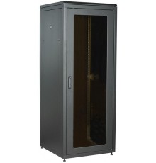 LINEA N 18U 800х800мм стекл. пер. дв. задн. металл. чер.  LN05-18U88-GM  ITK