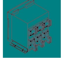 Комплект силовых выводов SVR E2.2 Iu=2000 3шт  1SDA074061R1  ABB