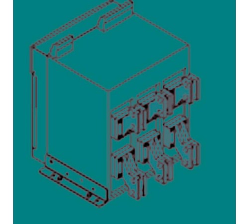 Комплект силовых выводов SVR E2.2 Iu=2000 3шт  1SDA074061R1  ABB