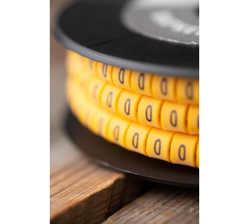 Маркер-кабельный 4,0кв.мм "0" (500шт.) (ЕС-2) EKF PROxima  plc-KM-4-0  EKF