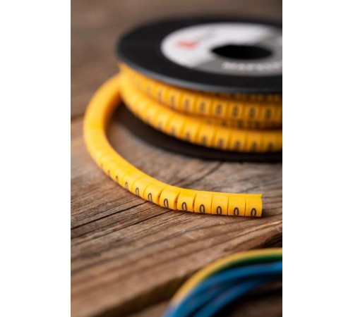 Маркер-кабельный 4,0кв.мм "0" (500шт.) (ЕС-2) EKF PROxima  plc-KM-4-0  EKF