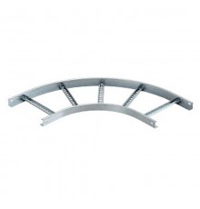 Угловая секция 90° лестничного лотка 45х600 мм R=300 мм  6225010  OBO Bettermann