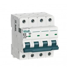 Выключатель автоматический четырехполюсный ВА-105 2А C 10кА  13185DEK  DEKraft