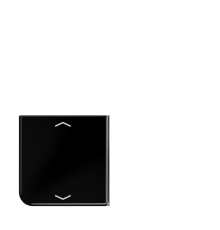 клавиша с символом для 3 и 4-клавишного пульта KNX, чёрная, для серии CD ( нижняя левая; верхняя правая  и нижняя левая)  CD404TSAPSW23  Jung