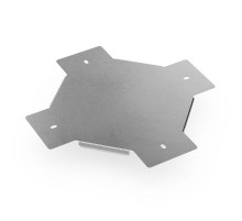 Крышка ответвителя Х-образного Профи INOX (AISI 304) 100 (1,0 мм)  PR16.16979  Промрукав