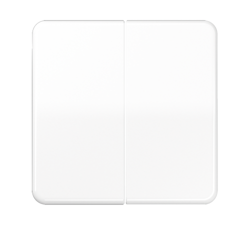 Двойная клавиша для балансирных механизмов выключателей (кнопок), в комплекте с CD95HP (крепежный элемент), возможно IP44; дюропласт; белый; CD500  C