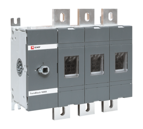 Рубильник 2500A 3P без рукоятки управления TwinBlock  tb-s-2500-3p  EKF