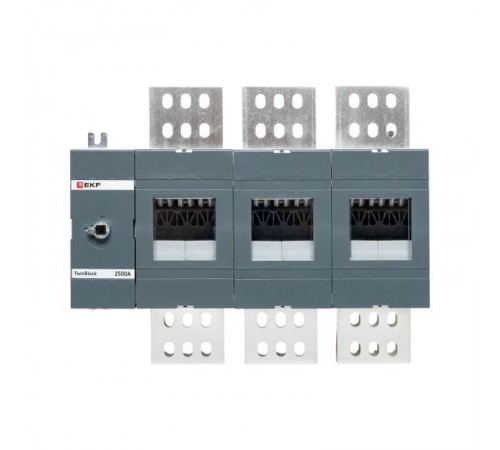 Рубильник 2500A 3P без рукоятки управления TwinBlock  tb-s-2500-3p  EKF