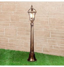 Светильник садово-парковый Capella F черное золото  a025014  Elektrostandard