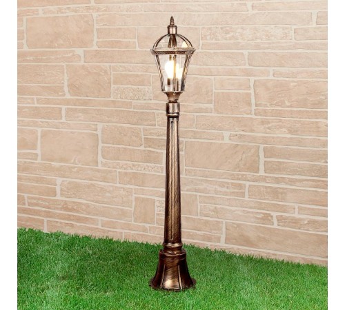 Светильник садово-парковый Capella F черное золото  a025014  Elektrostandard