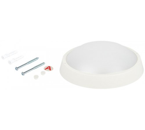 Светильник ЖКХ светодиодный ЭРА SPB-203-0-40K-018 18Вт 4000К 1530Лм IP65 D220мм гарантия 5 лет Б0070035ЭРА