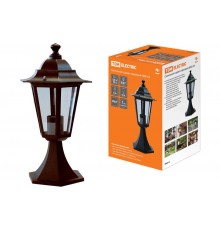 Светильник садово-парковый ЛПУ 6060-14 60Вт ЛН/КЛЛ/LED E27 IP33 шестигранник, стойка  SQ0330-0014  TDM