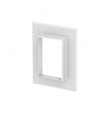 Настенная стыковая рамка кабельного канала Rapid 80 70x110 мм (алюминий,белый) (G-AWAG70110RW)  6278840  OBO Bettermann