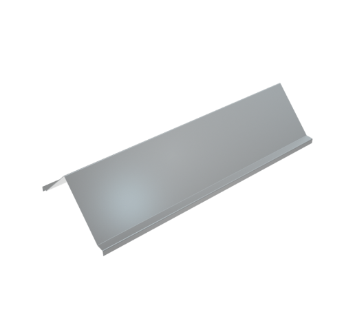 Крышка лотка двускатная 300х1,2 L2000 мм HD  KLZ300-1.2-2000 HD  КМ-Профиль