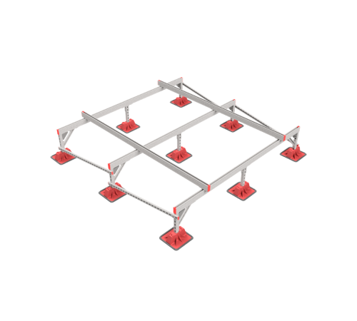 Опорная конструкция для установки оборудования TECHNORAPTOR LIGHTFOOT 2500х2500  KM-TR-LTF-SSEI-2500-2500  КМ - профиль