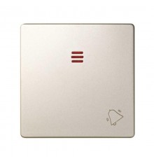 Simon 82 Клавиша с пиктограммой "звонок" для кнопочного выключателя с подсветкой, S82, S82N, шампань  82015-34  Simon