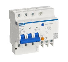 Выключатель автоматический дифференциального тока  NXBLE-63 3P+N C25 30мА тип AС 6кА, электронный (R)  982114  CHINT