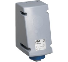 Розетка для монтажа на поверхность с подключением шлейфа 232RL6W, 32A, 2P+E, IP67, 6ч  2CMA168481R1000  ABB