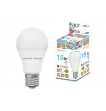 Лампа светодиодная НЛ-LED-A60-15 Вт-230 В-6500 К-Е27, (60х112 мм), Народная  SQ0340-1516  TDM