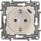 Розетка с заземлением с USB тип C - Legrand Etika - со шторками 16А 250В 1500мА 7,5Вт безвинтовые зажимы - белый  672288  Legrand