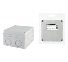 Коробка распределительная о/п 110х110х70мм, крышка на винтах, IP55, 8вх., без гермовводов, инд. штрихкод  SQ1401-0824  TDM