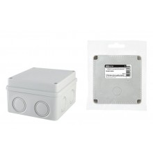 Коробка распределительная о/п 110х110х70мм, крышка на винтах, IP55, 8вх., без гермовводов, инд. штрихкод  SQ1401-0824  TDM