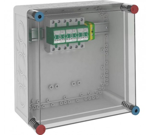 Комплект УЗИП в защитном корпусе 3 полюсный (Класс I), 255 В (VG 3-B TNC)  5089212  OBO Bettermann