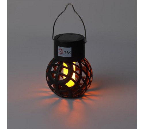 Светильник садовый уличный ERASF22-36 на солнечных батареях подвесной Лампа орнамент 7 см  Б0053385  ЭРА