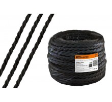 Ретро провод "Эко" 3х2,5 витой ГОСТ черный (20м)  SQ2801-0234  TDM