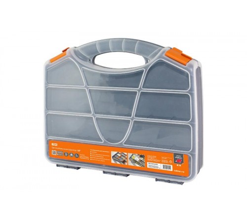 Органайзер-конструктор 18", 46х36х7,5 см односторонний, 23 отдельных ячейки, "Рубин"  SQ1032-0210  TDM