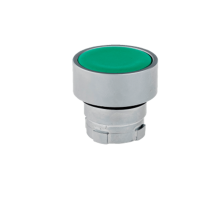 Головка кнопки плоская, зеленый, мет. MTB2-BA3  43150  ОВЕН