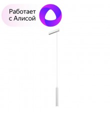 Светильник трековый подвесной DK8008-WH SMART HANG 9W DIM 2700K-6000K белый  DK8008-WH  DENKIRS