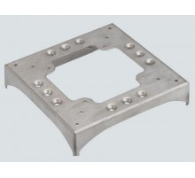 Simon Connect Соединительный цоколь, 2 перф. к/к 85x18мм , 2 отверст. к/к 130х18мм, сталь  KTA8229-8  Simon