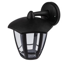 Светильник садово-парковый   ДБУ 07-8-006 Дели 3 черный 6 гранный настенный IP44 светодиодный 8Вт 3000K   Б0064274  ЭРА