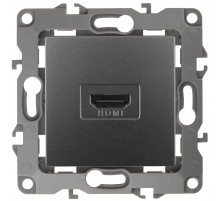 Розетка HDMI 12-3114-12  ,  графит  Б0027487  ЭРА