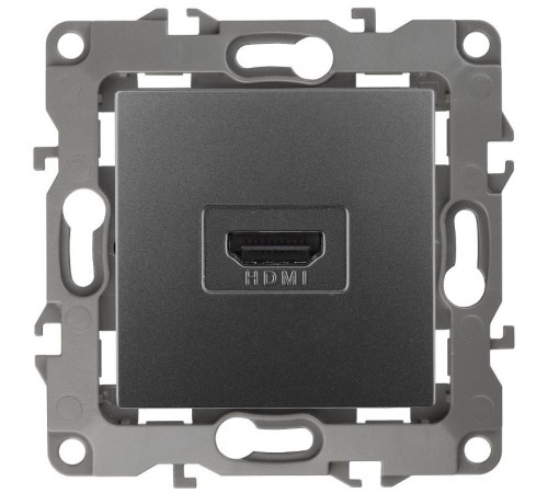 Розетка HDMI 12-3114-12  ,  графит  Б0027487  ЭРА