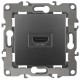 Розетка HDMI 12-3114-12  ,  графит  Б0027487  ЭРА