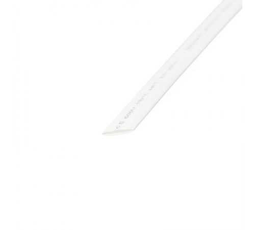 Термоусадочная трубка 13,0/6,5 мм, белая, упаковка 50 шт. по 1 м  21-3001  REXANT